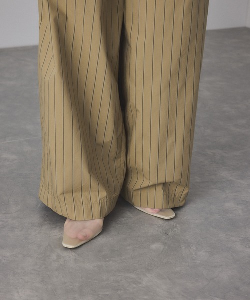 ADAM ET ROPE'（アダムエロペ） ワイドパンツ スラックス パンツ