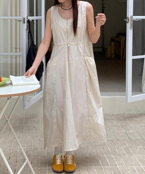 Aelina ワンピース ノースリーブワンピース : ZOZOTOWN Yahoo!店