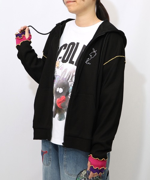 ScoLar（スカラー） パーカー 153615：にゃんこスカラー 袖配色