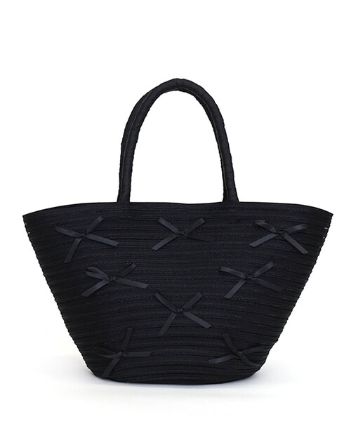 「COOCO」 かごバッグ FREE ネイビー レディース_画像2