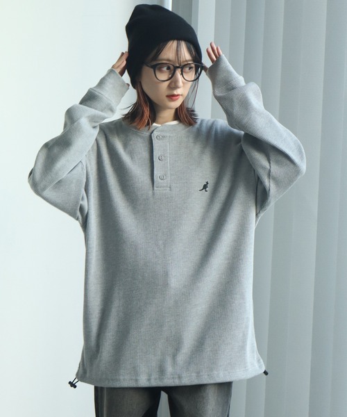 KANGOL（カンゴール） ヘンリーネック tシャツ 「KANGOL/カンゴール