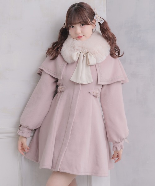 ROJITA（ロジータ） コート アウター マルチWAYケープファーカラー