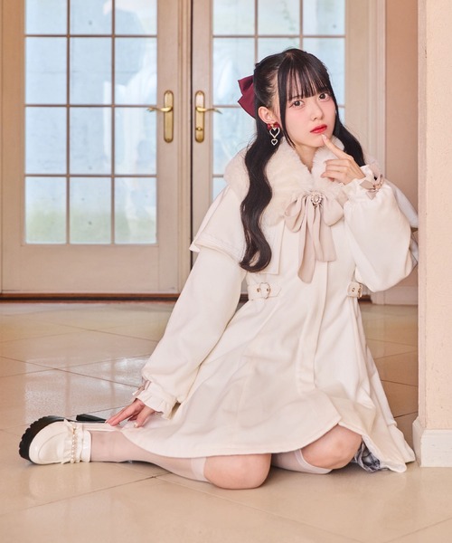 ROJITA（ロジータ） コート アウター マルチWAYケープファーカラー