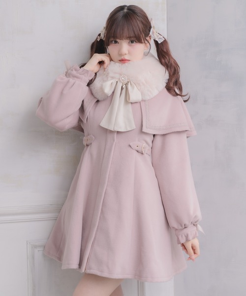 ROJITA（ロジータ） コート アウター マルチWAYケープファーカラー