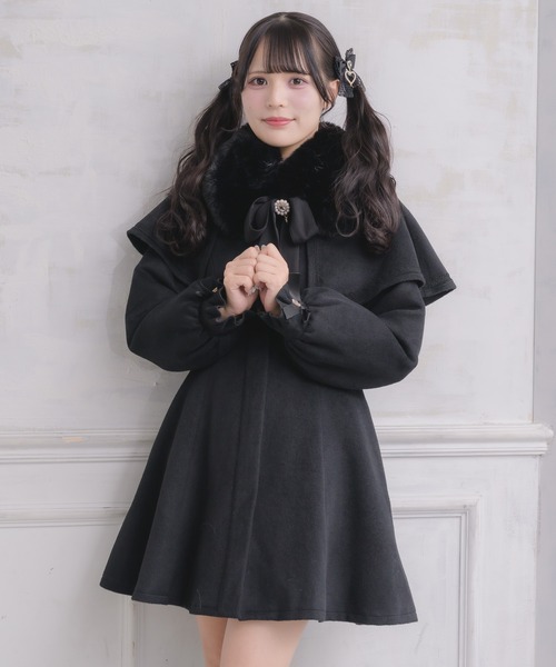 ROJITA（ロジータ） コート アウター マルチWAYケープファーカラー