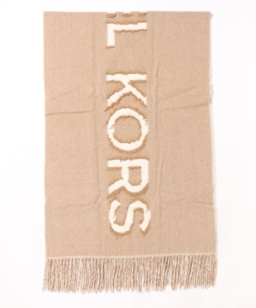 MICHAEL KORS フリンジ付きマフラー MICHAEL KORS（マイケルコース） マフラー ストール カットフリンジ