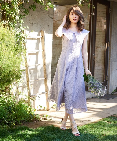 「NOELA」 ノースリーブワンピース M ピンク レディース_画像6