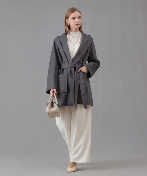 ANAYI（アナイ）の「ラッフルスリーブリブニットプルオーバー（ニット