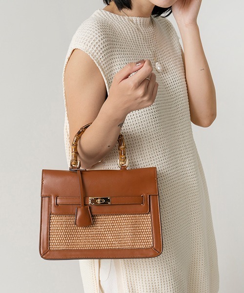 「LE VERNIS」 2WAYバッグ FREE キャメル レディース_画像9