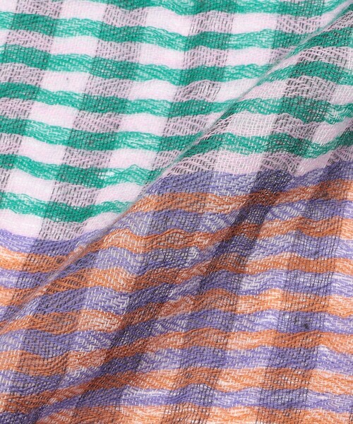 EPICE（エピス） ストール マフラー ウール パネルチェックストール