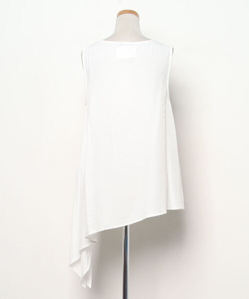 「OSMOSIS」 ノースリーブブラウス ONE SIZE ホワイト レディース_画像2