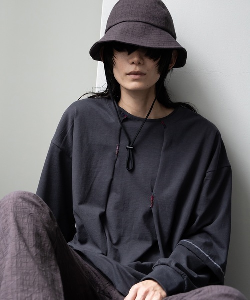 RYU 帽子 ハット メンズ wrinkled effect tetra hat メンズ レディース