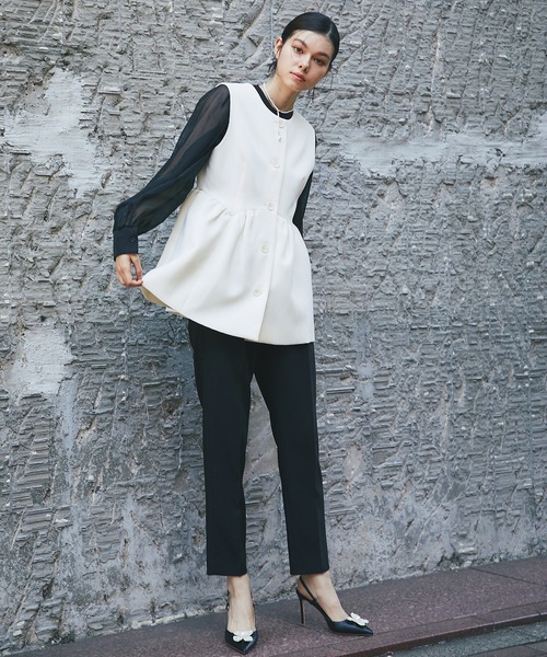 「SMILE ORCHID」 セットアップ L ネイビー レディース_画像5