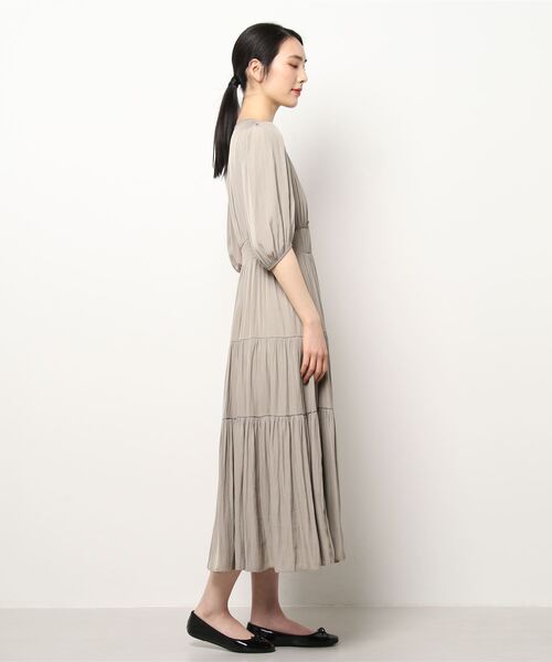 「CASA FLINE」 7分袖ワンピース FREE ブルー レディース_画像2