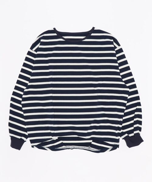 「DOUX ARCHIVES」 長袖カットソー FREE ネイビー レディース_画像3