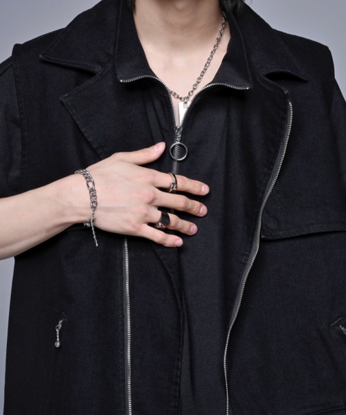 「ADRER」 ベスト SMALL ブラック メンズ_画像3