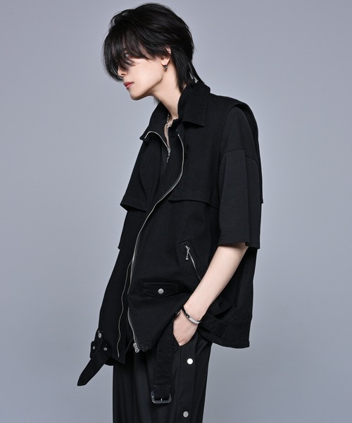 「ADRER」 ベスト SMALL ブラック メンズ_画像6