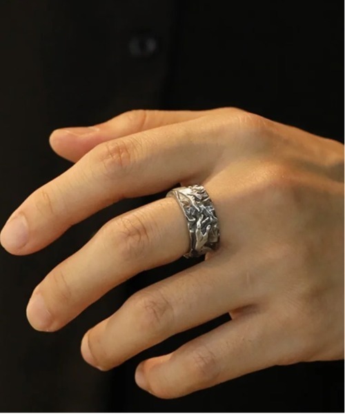 三菱マテリアル　リング　指輪 ALMO 指輪 リング メンズ アメカジ ヴィンテージ風(BDS) : ZOZOTOWN