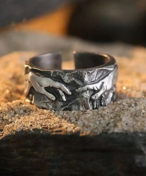 三菱マテリアル　リング　指輪 ALMO 指輪 リング メンズ アメカジ ヴィンテージ風(BDS) : ZOZOTOWN