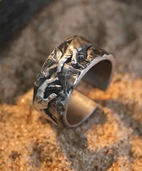 ALMO 指輪 リング メンズ アメカジ ヴィンテージ風(BDS) : ZOZOTOWN