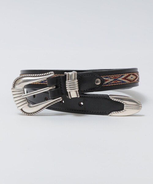 SHIPS（シップス） ベルト TORY LEATHER: NATIV WEBBING SPIRAL
