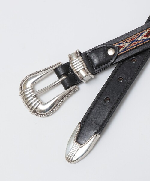 SHIPS（シップス） ベルト TORY LEATHER: NATIV WEBBING SPIRAL