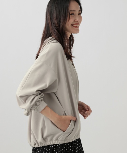 「Elura」 ブルゾン MEDIUM グレイッシュベージュ レディース_画像2