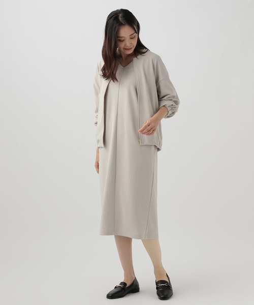 「Elura」 ブルゾン MEDIUM グレイッシュベージュ レディース_画像9