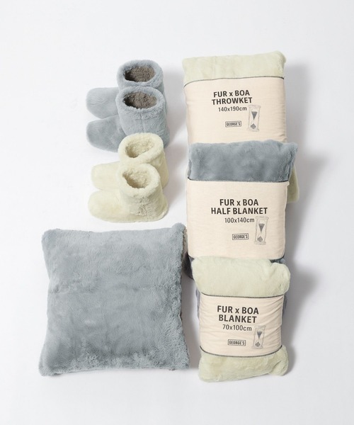 George's ブランケット 「140×190cm」ファーボア スローケット