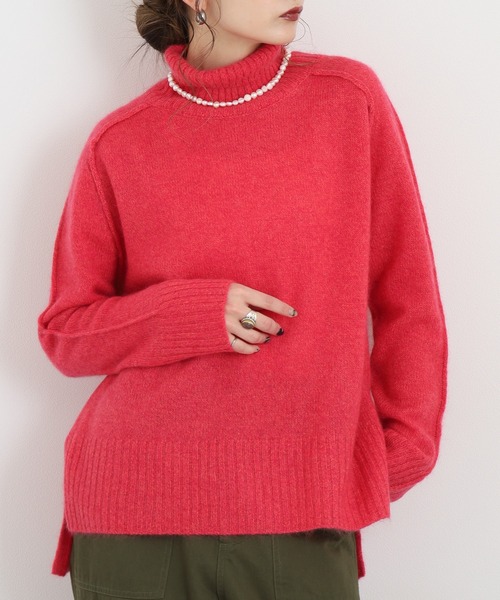 due Maglia 【美品】エポカ　La タートルネックニット　ピンク ラメニット(トップス)｜EPOCA(エポカ)のファッション タートルネック トップス