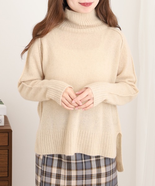 EGLANTINE（エグランティーヌ） ニット セーター ヤク タートルネック