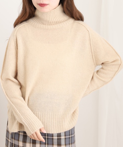 EGLANTINE（エグランティーヌ） ニット セーター ヤク タートルネック