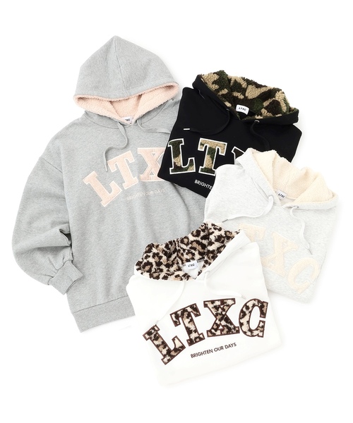 パーカー  「LTXC」「綿100％」裏起毛ボアロゴパーカー キッズ 子供服 女の子 | LOVETOXIC | 11