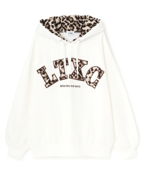 パーカー  「LTXC」「綿100％」裏起毛ボアロゴパーカー キッズ 子供服 女の子 | LOVETOXIC | 12