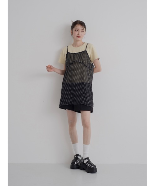 「jumelle」 キャミソールワンピース FREE ブラック レディース_画像2