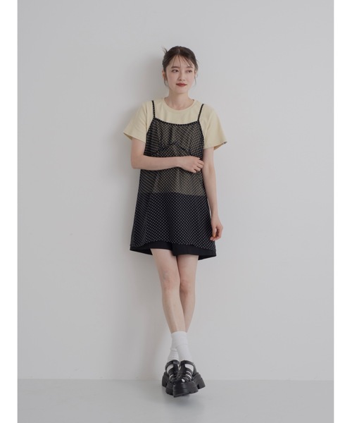 「jumelle」 キャミソールワンピース FREE ブラック レディース_画像3