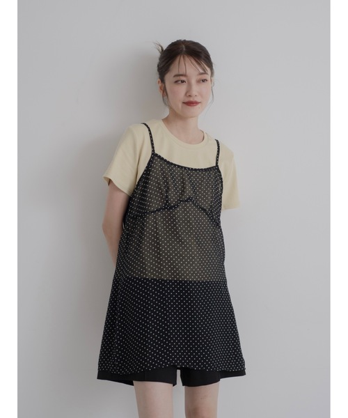 「jumelle」 キャミソールワンピース FREE ブラック レディース_画像9