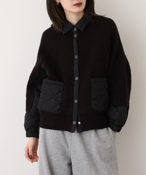 Anna Nicola（アンナニコラ） ダウンコート ダウンジャケット ニット