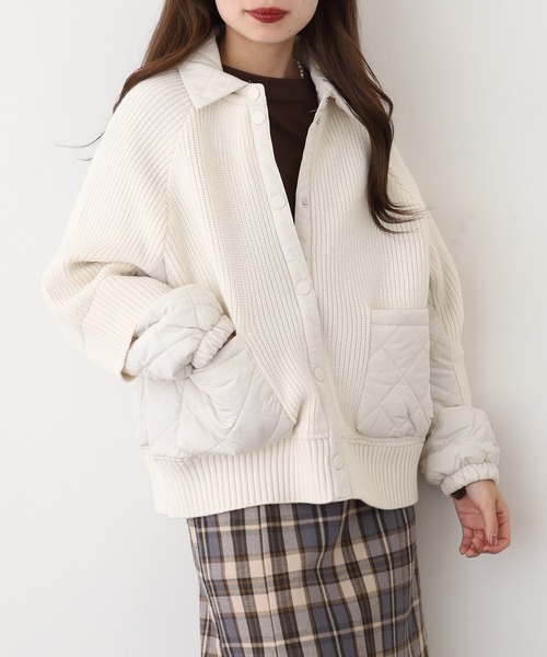 Anna Nicola（アンナニコラ） ダウンコート ダウンジャケット ニット