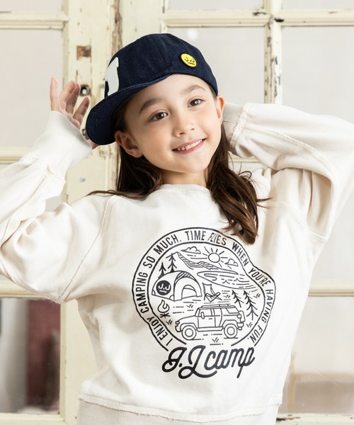 J.J CAMP キャップ 帽子 デニムキャップ オールシーズン ワンポイント