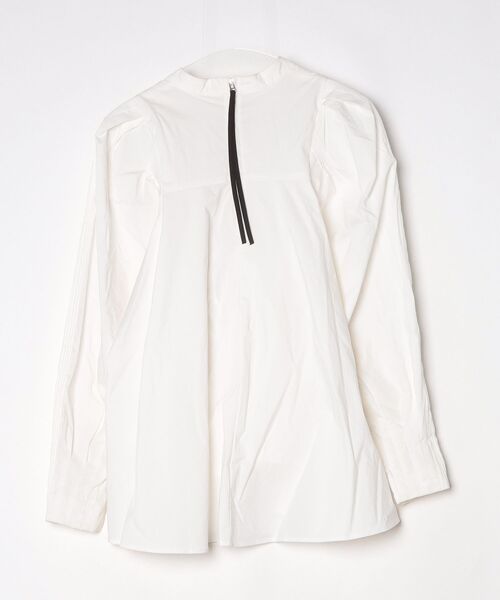 「ELENDEEK」 長袖ワンピース FREE オフホワイト レディース_画像2