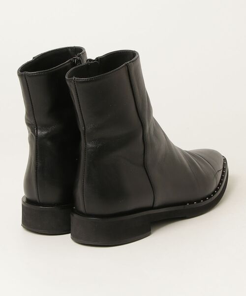 FABIO RUSCONI ブラック ショートブーティ 38 FABIO RUSCONI（ファビオルスコーニ） ショートブーツ 38 ブラック