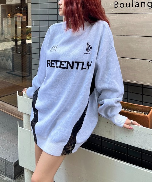 「SPIRALGIRL」 長袖ニット FREE ブラック レディース_画像7