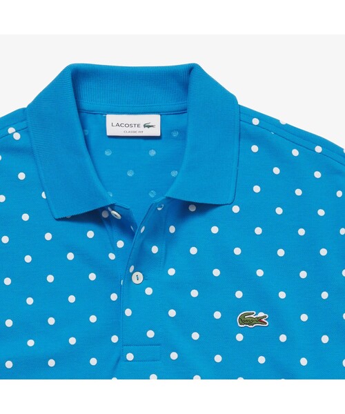 LACOSTE（ラコステ） 半袖ポロシャツ 5 ブルー メンズ : ZOZOTOWN
