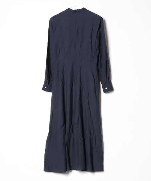 「DRESSTERIOR」 長袖ワンピース 38 ネイビー レディース_画像2