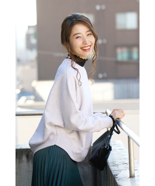 「Ehre style」 「STYLE」スウェットカットソー FREE アイボリー レディース_画像3