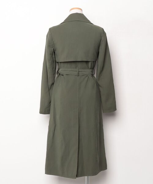 「BANANA REPUBLIC」 トレンチコート X-SMALL グリーン レディース_画像2