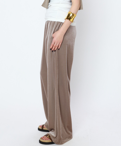 「AP STUDIO」 スラックス 38 タン レディース_画像4