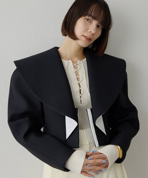 中綿テーラージャケット Whim Gazette（ウィム ガゼット） ジャケット テーラードジャケット