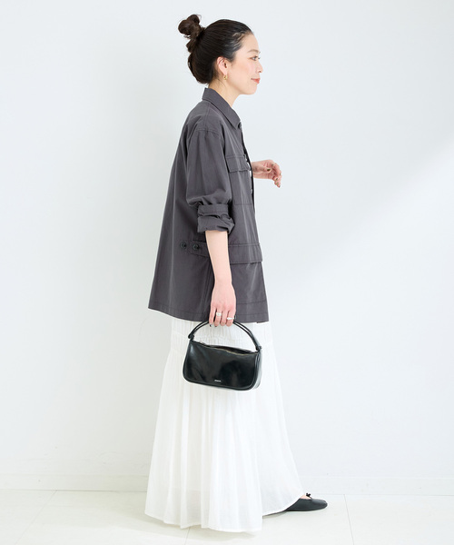 「B.C STOCK」 「Simplicite」ジャケット FREE カーキ レディース_画像3